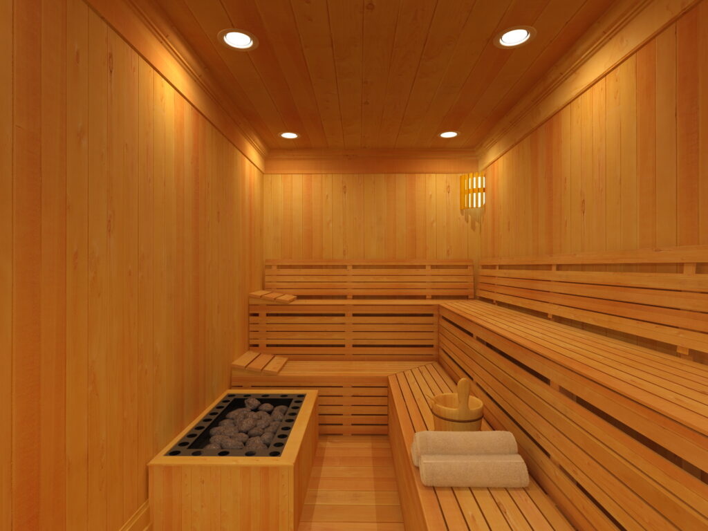 Home Sauna (Size – 8′ x 8′ x 7′)